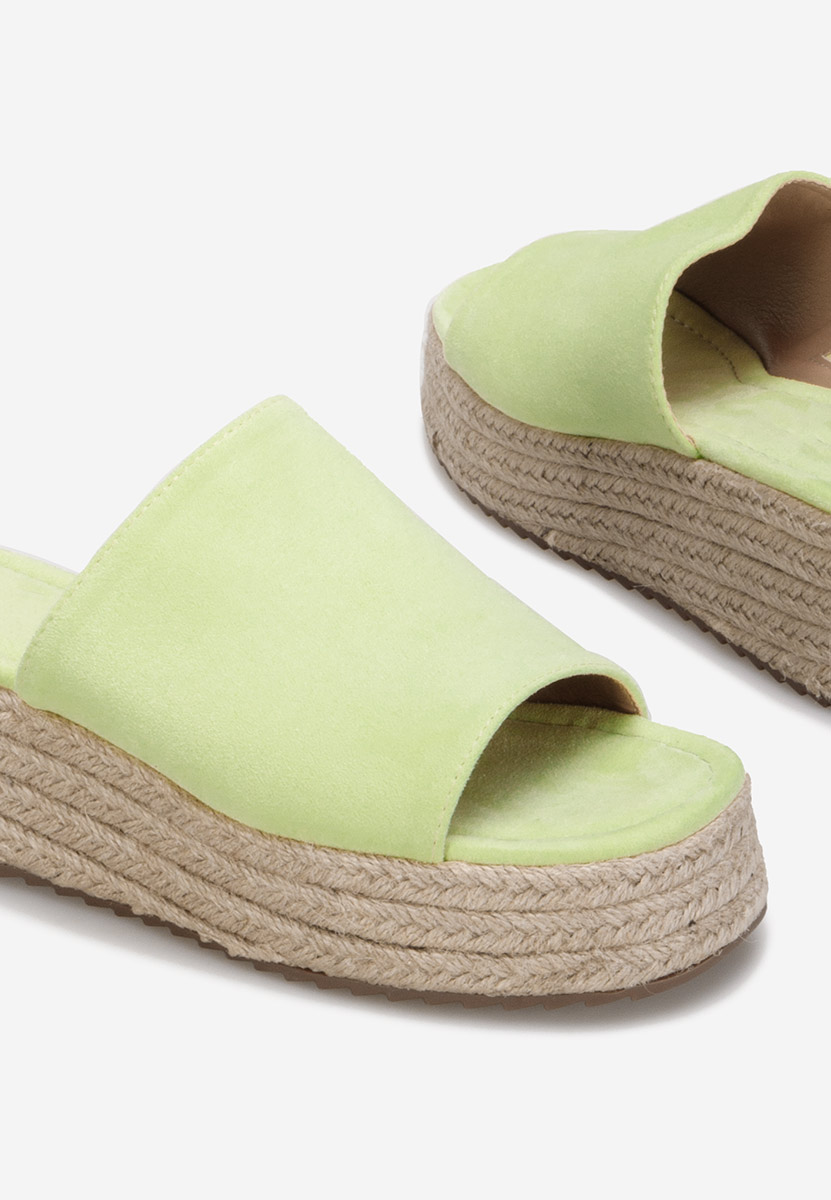 Papuče s platformom Sitema limeta