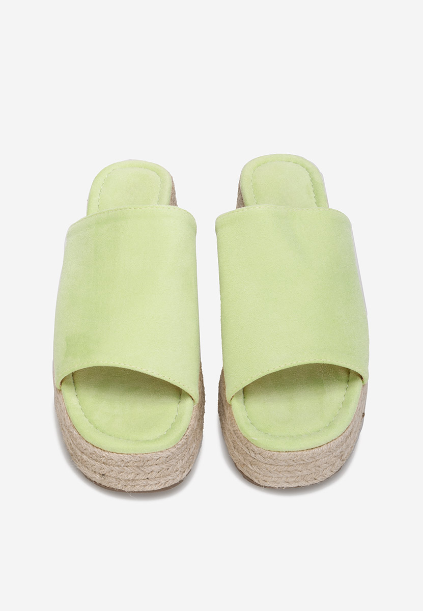 Papuče s platformom Sitema limeta