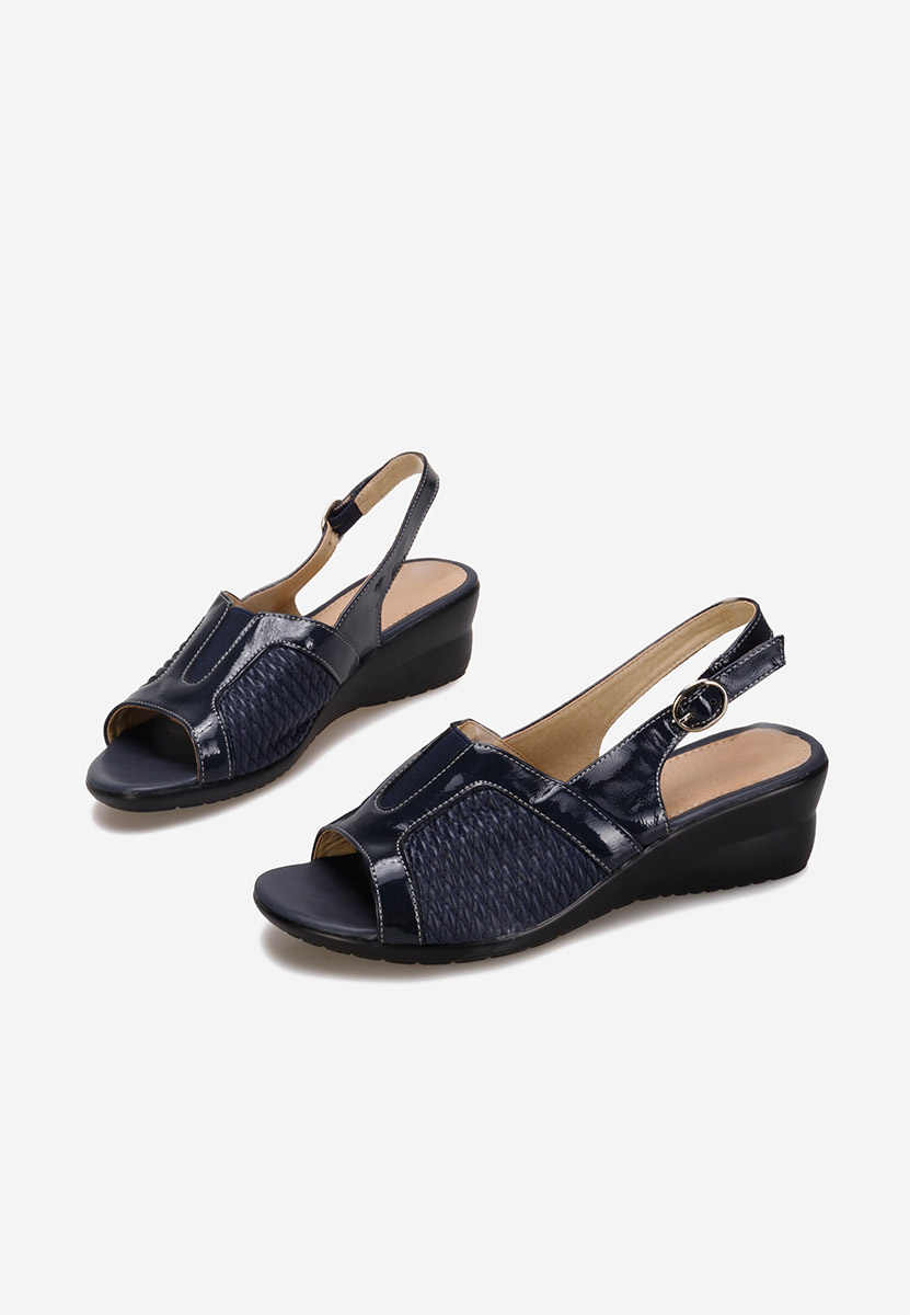 Sandale na ortopedijskim stopalom Agnita plavo navy