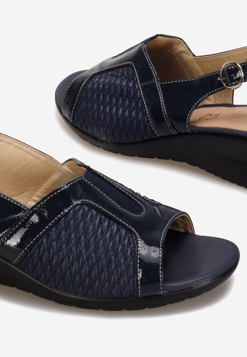 Sandale na ortopedijskim stopalom Agnita plavo navy