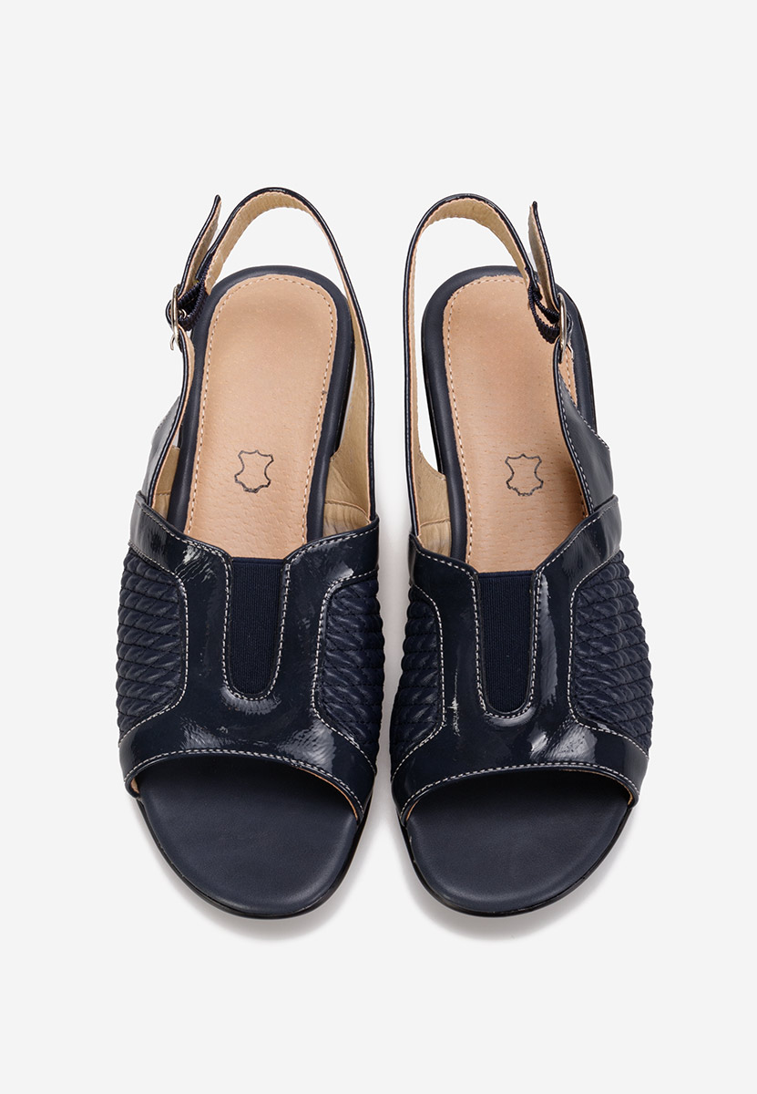 Sandale na ortopedijskim stopalom Agnita plavo navy