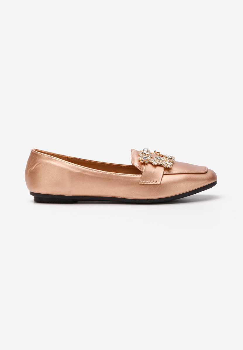 Ženske loafers Gialla Šampanjac