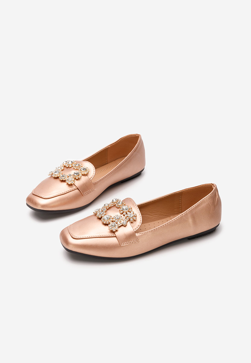 Ženske loafers Gialla Šampanjac
