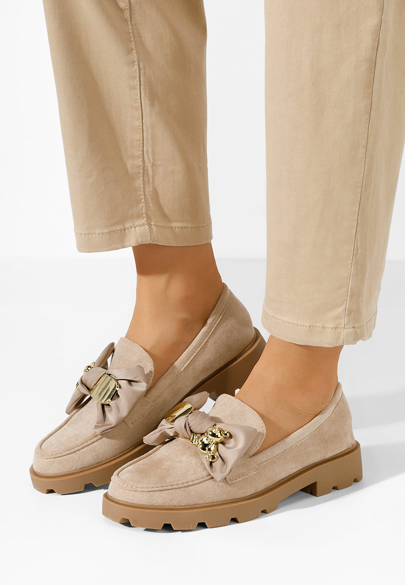 Mokasinke ženske Desana kaki