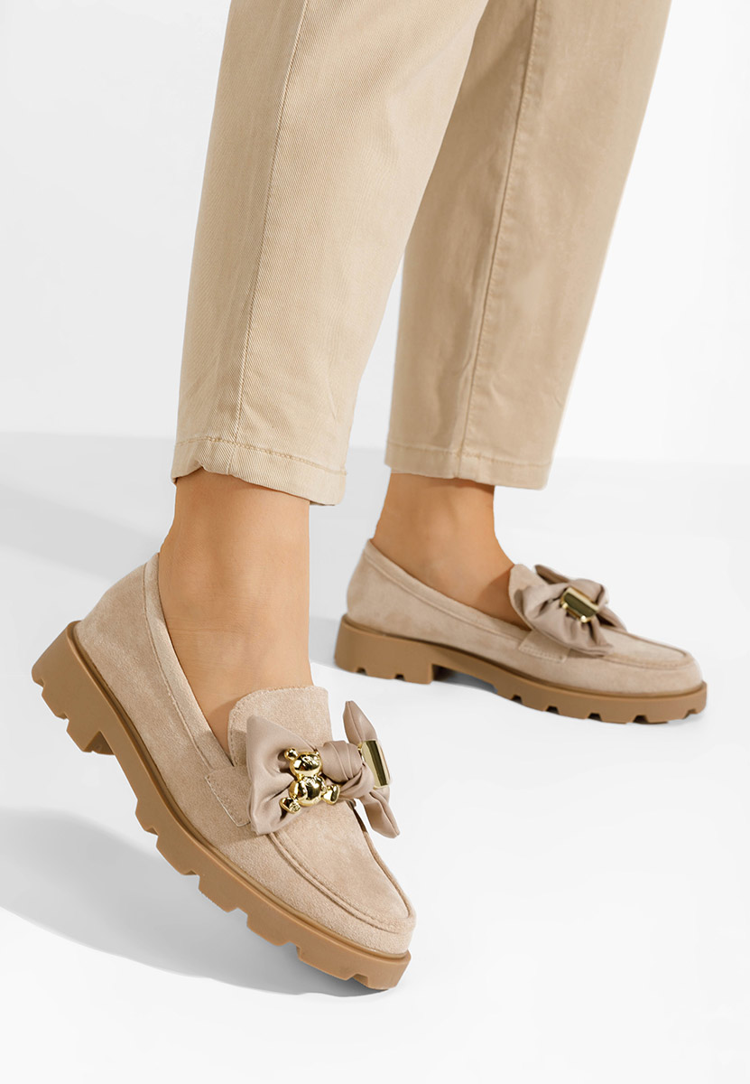 Mokasinke ženske Desana kaki