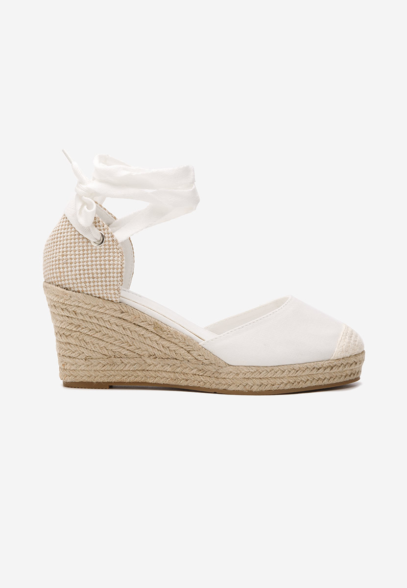 Espadrilles za ženske Vilena V2 bijele