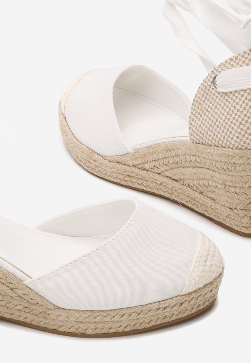 Espadrilles za ženske Vilena V2 bijele