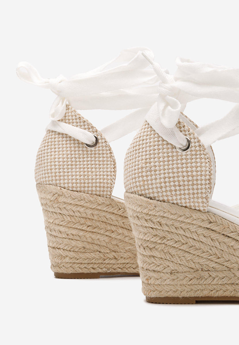 Espadrilles za ženske Vilena V2 bijele