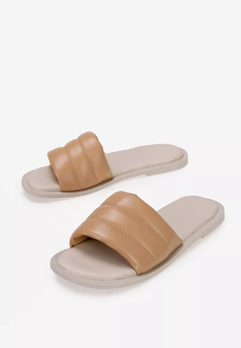 Papuče od prirodne kože Gijon V3 bež