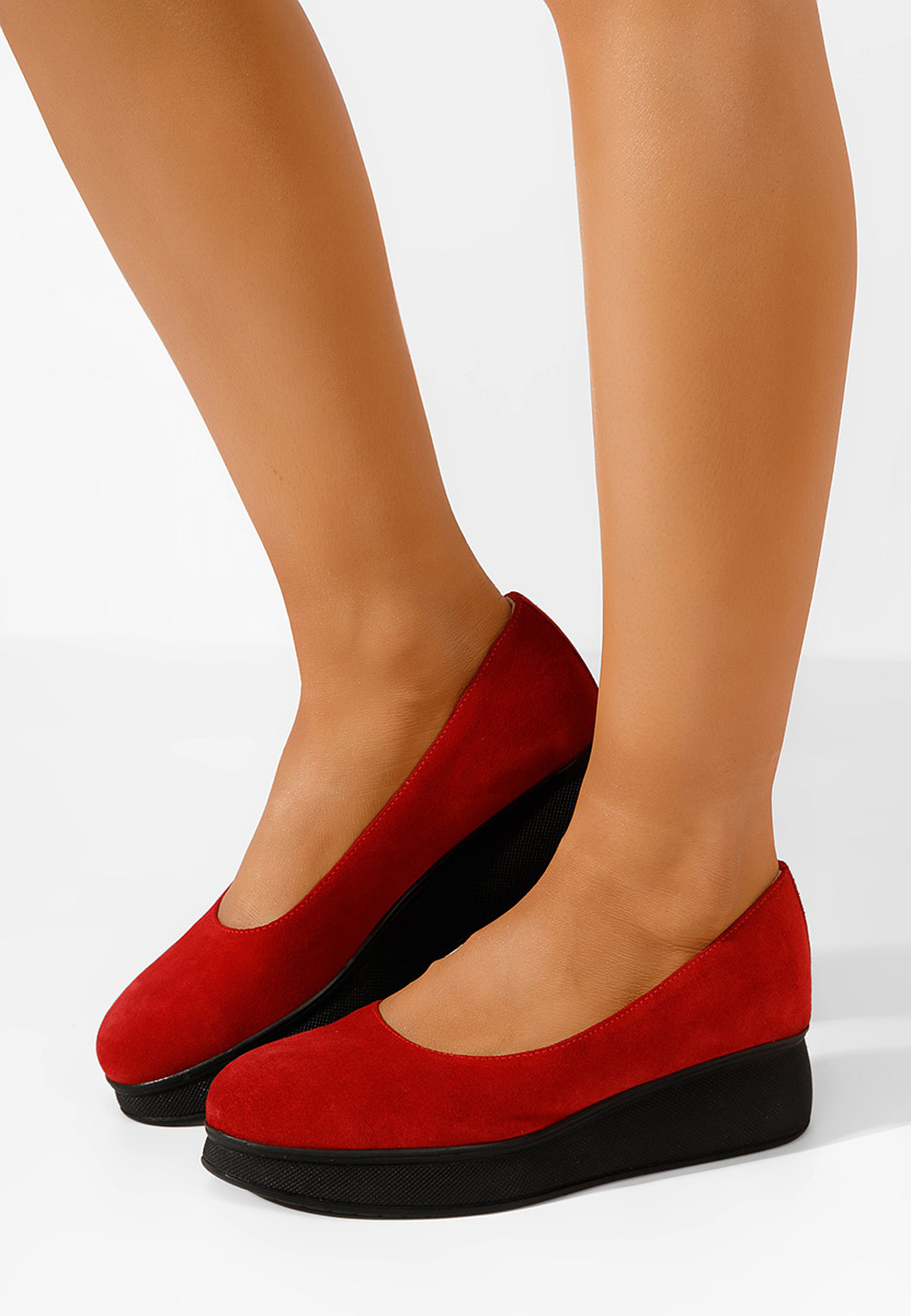 Cipele s platformom Cantoria V2 crveno