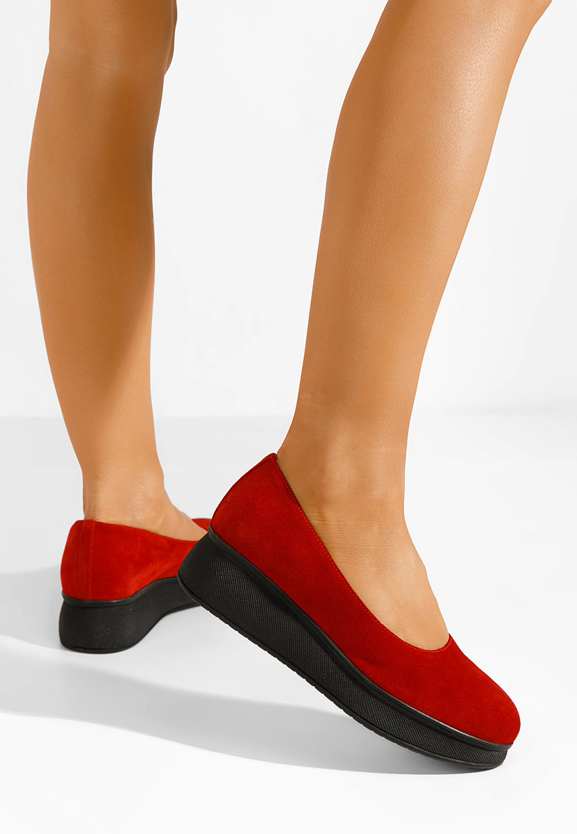 Cipele s platformom Cantoria V2 crveno