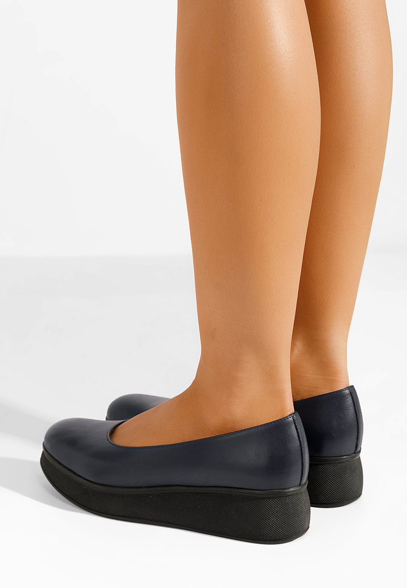 Cipele s platformom Cantoria plavo navy