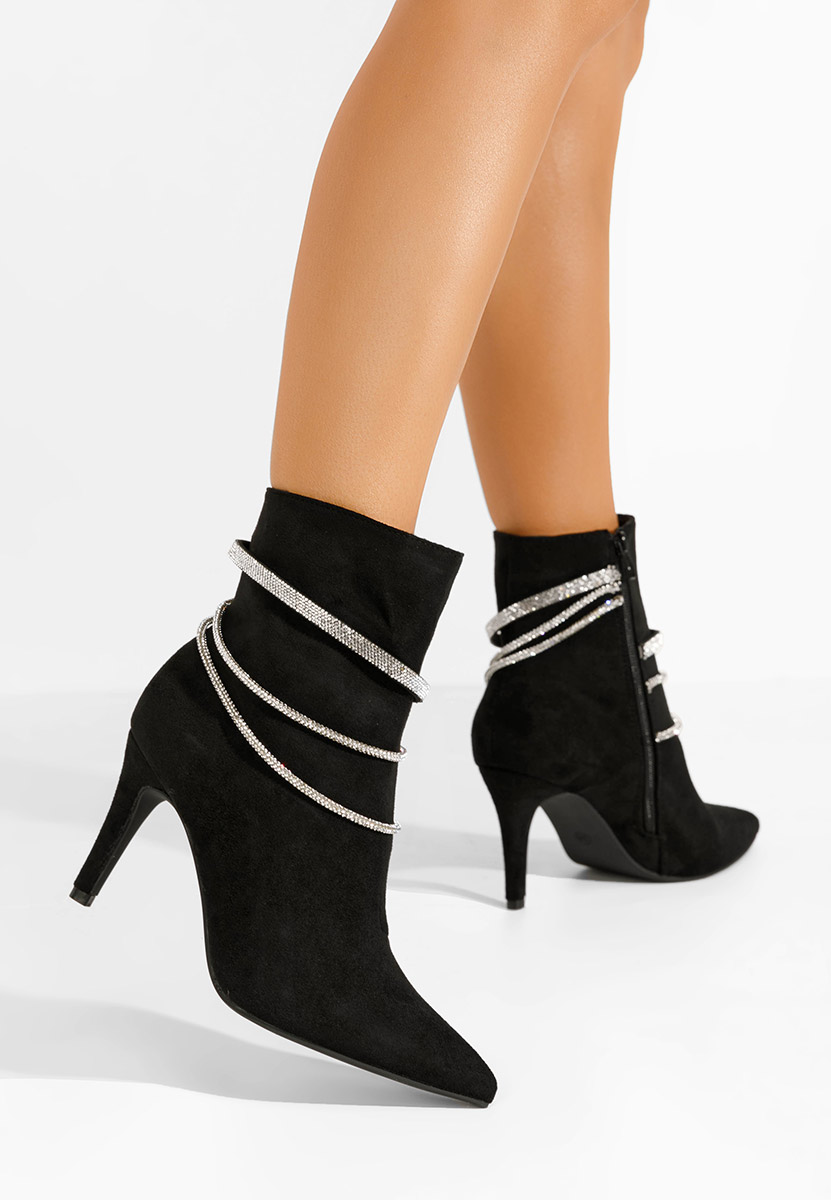 Elegantne gležnjače Lorreta crno