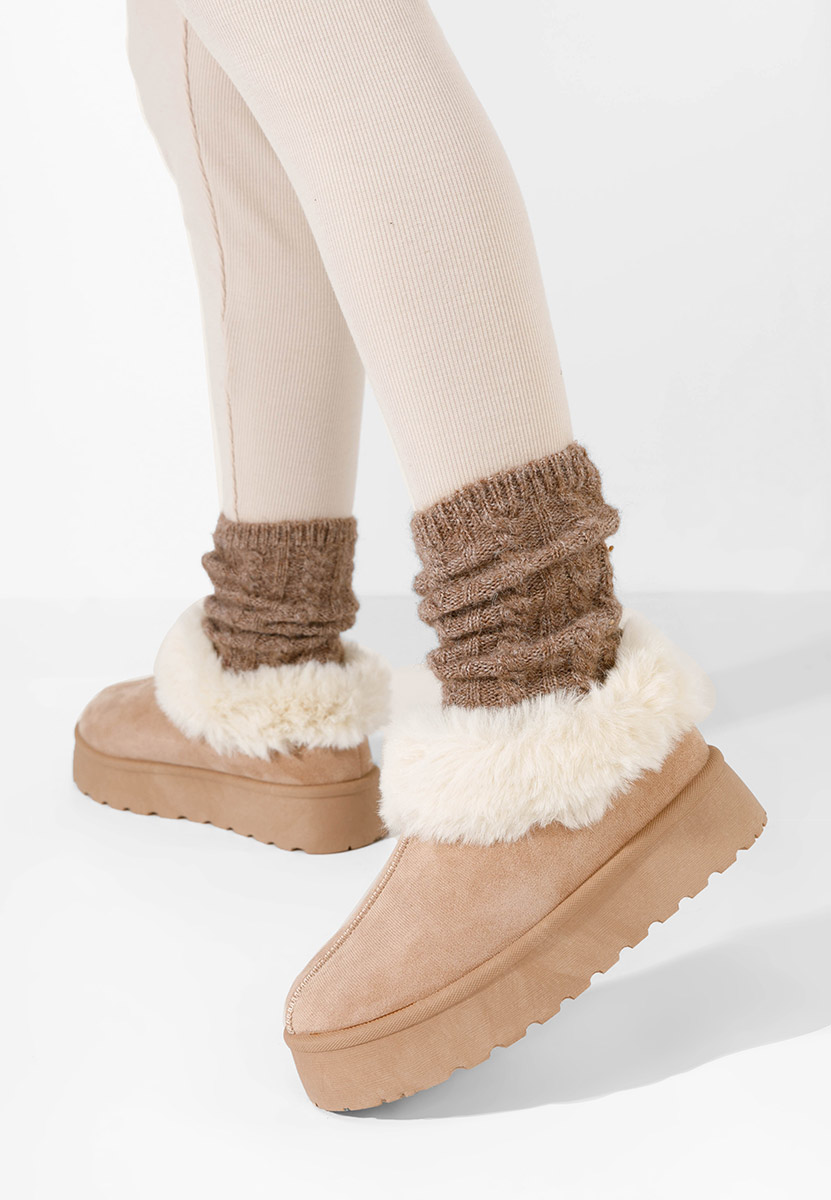 Ženske klompa Cozy kaki