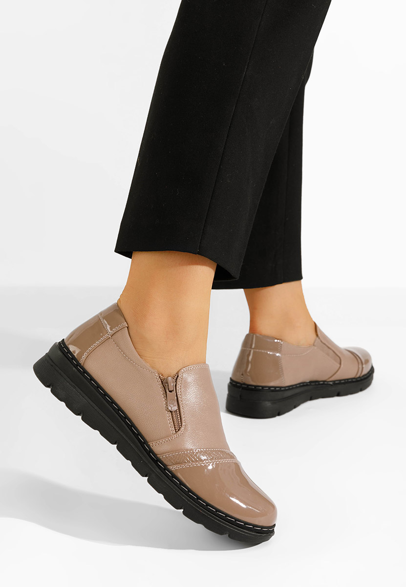 Cipele casual Evelena kaki