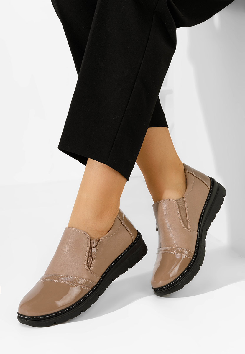 Cipele casual Evelena kaki