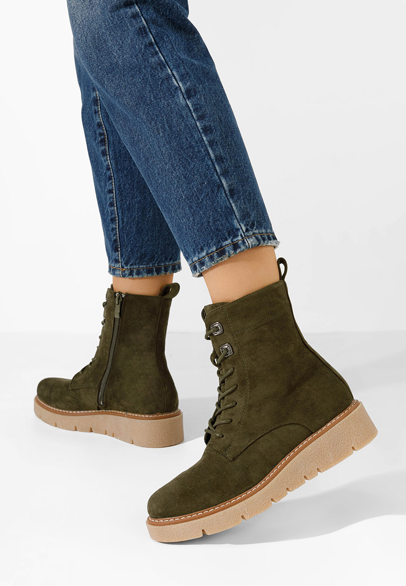 Ženske gležnjače Terrianna zeleno