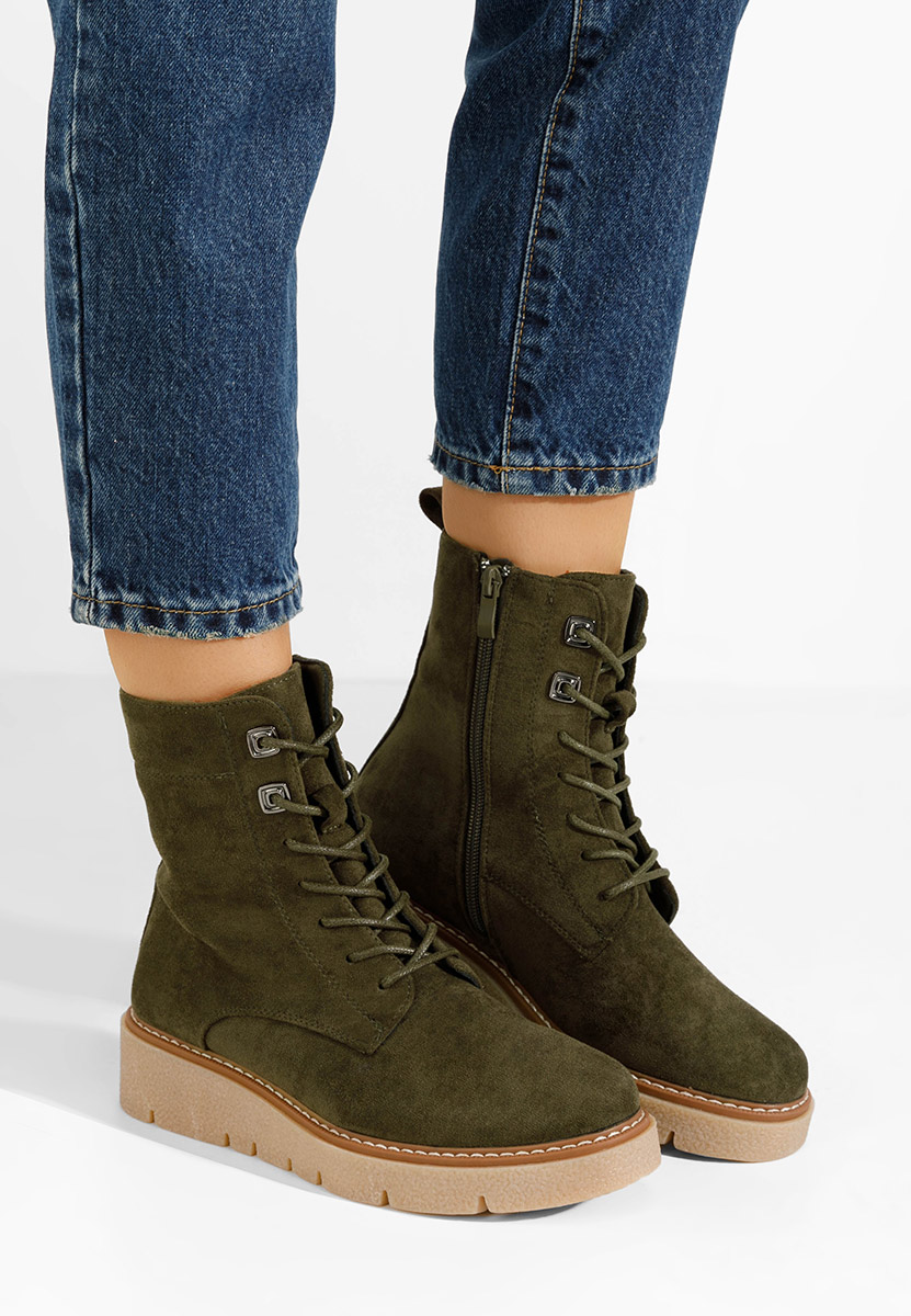 Ženske gležnjače Terrianna zeleno