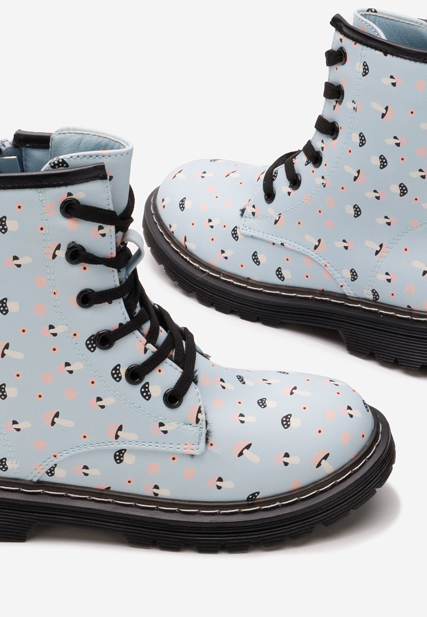 Gležnjače za djevojčice Mushroom svijetlo plave