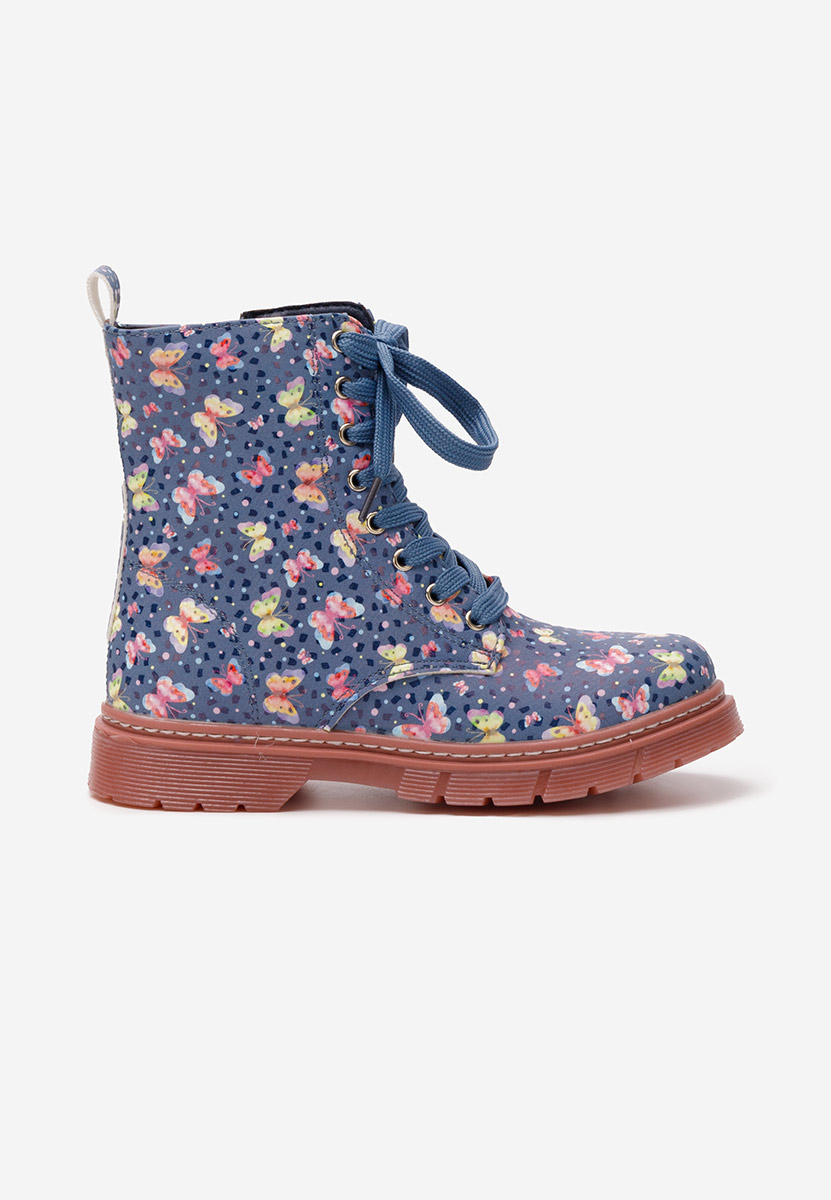 Gležnjače za djevojčice Butterflies plave