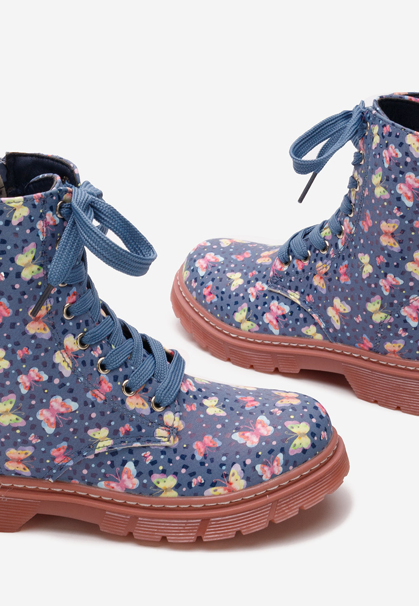 Gležnjače za djevojčice Butterflies plave