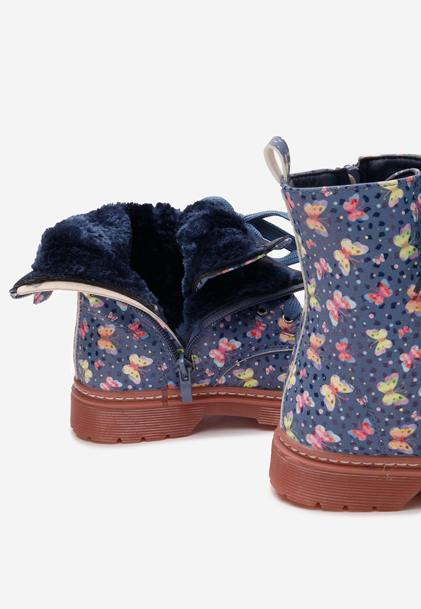 Gležnjače za djevojčice Butterflies plave