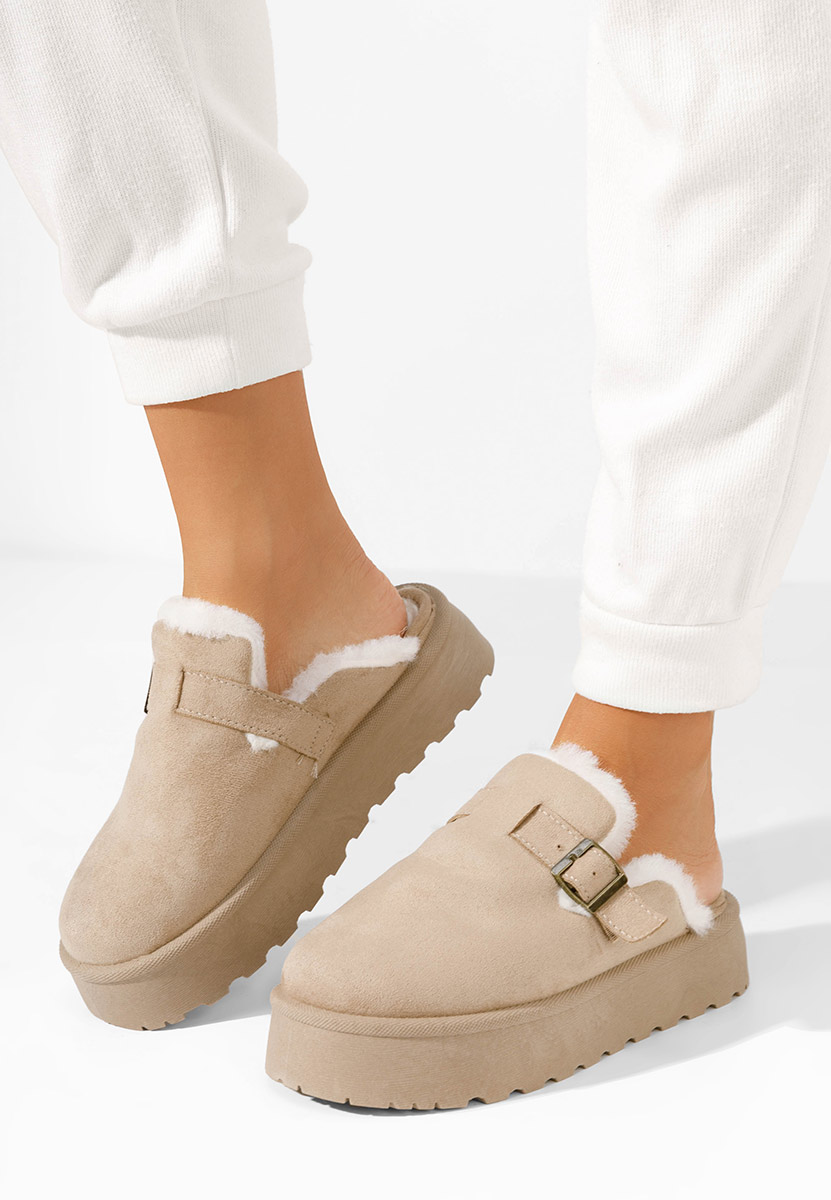 Kućna obuća Aselda kaki