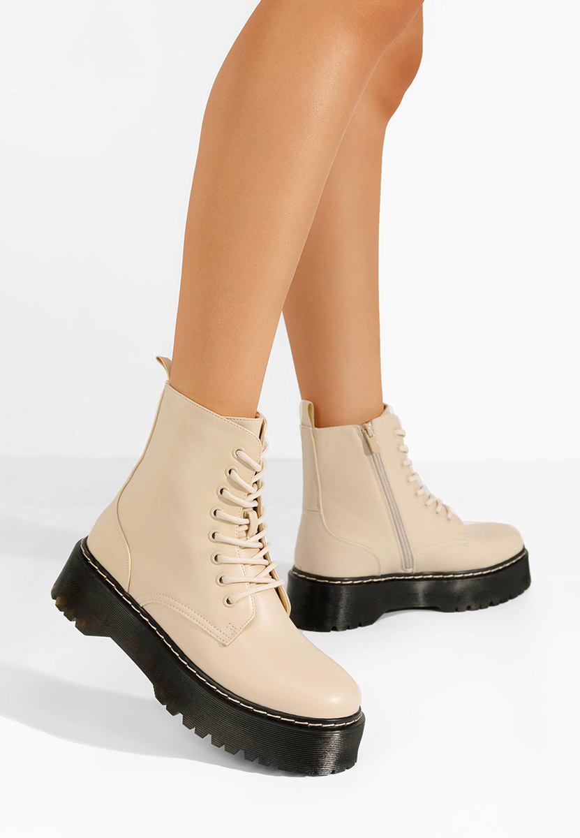 Ženske gojzerice Martensa bež