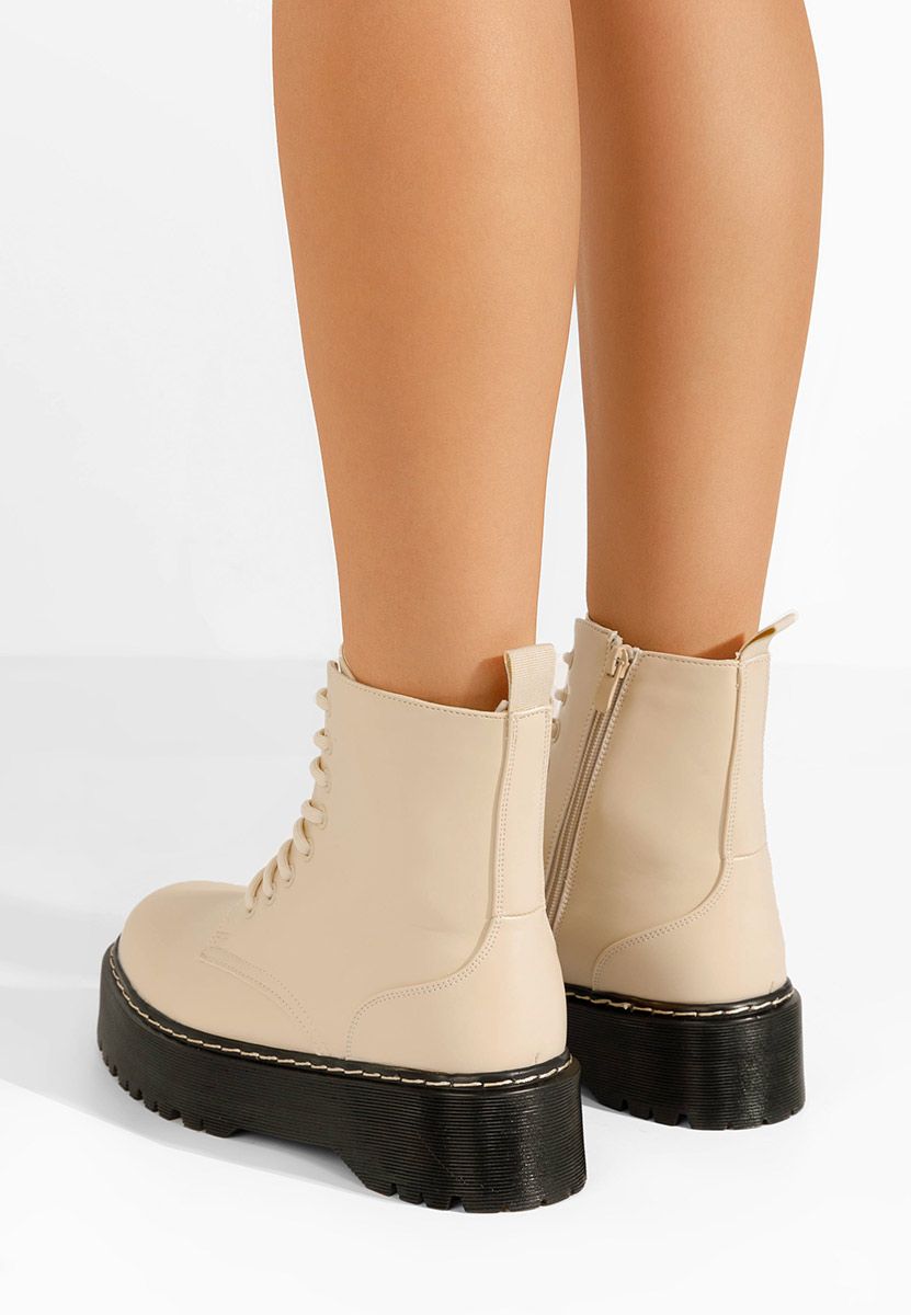 Ženske gojzerice Martensa bež