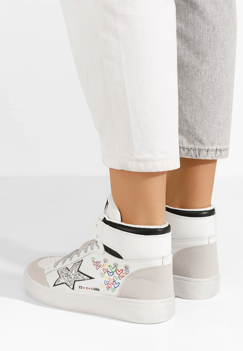 High-Top Sneakers Morella bijele