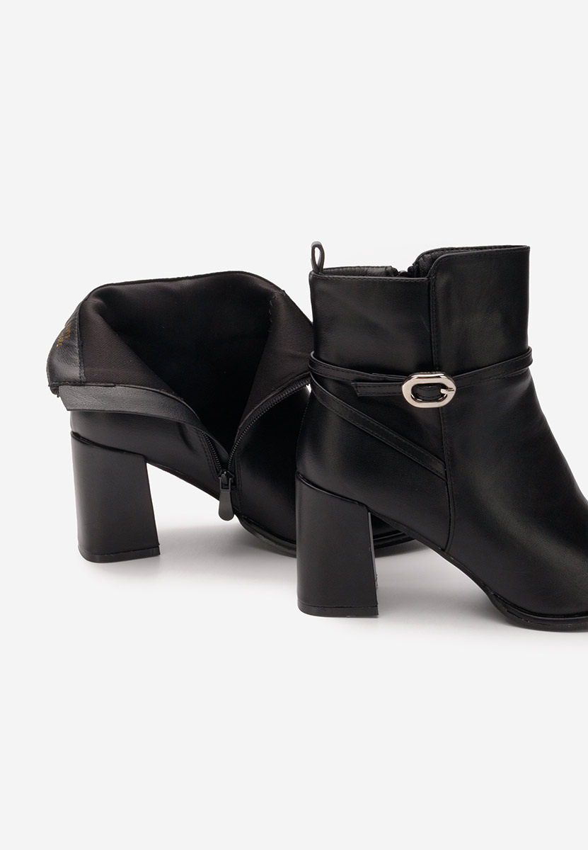 Gležnjače na block petu Cherri V2 crno