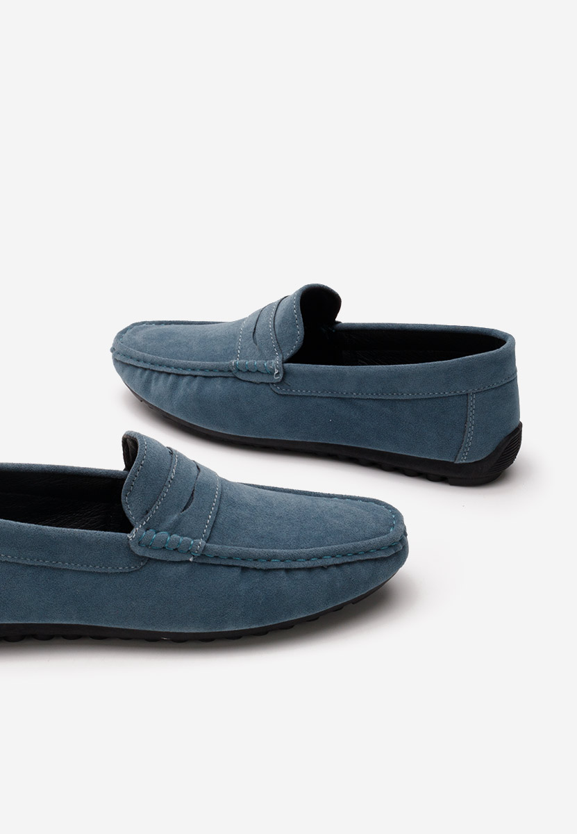Muški mokasinke Bernard plavi