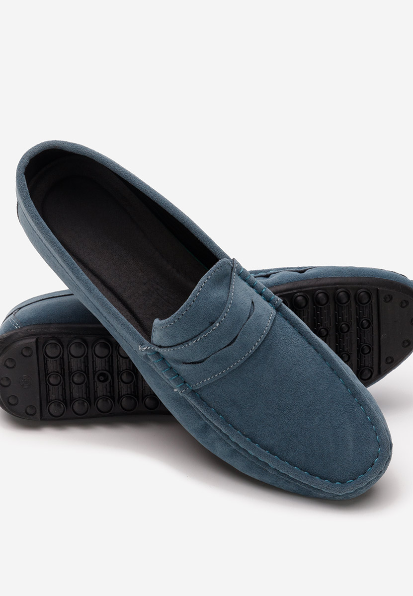 Muški mokasinke Bernard plavi