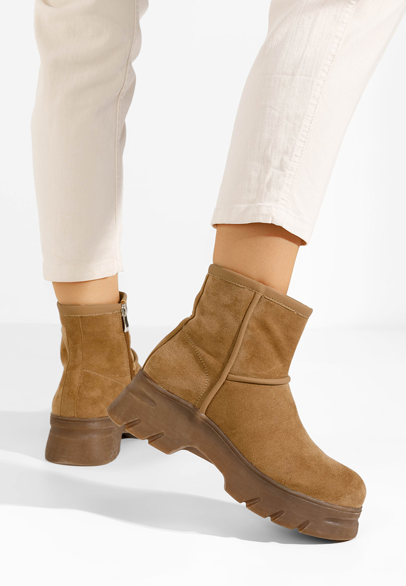 Ženske gležnjače Garonna braon