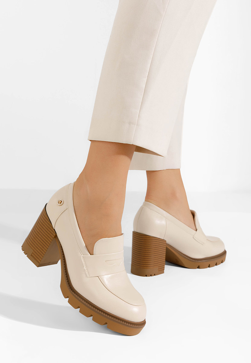Loafers cipele Delora bež