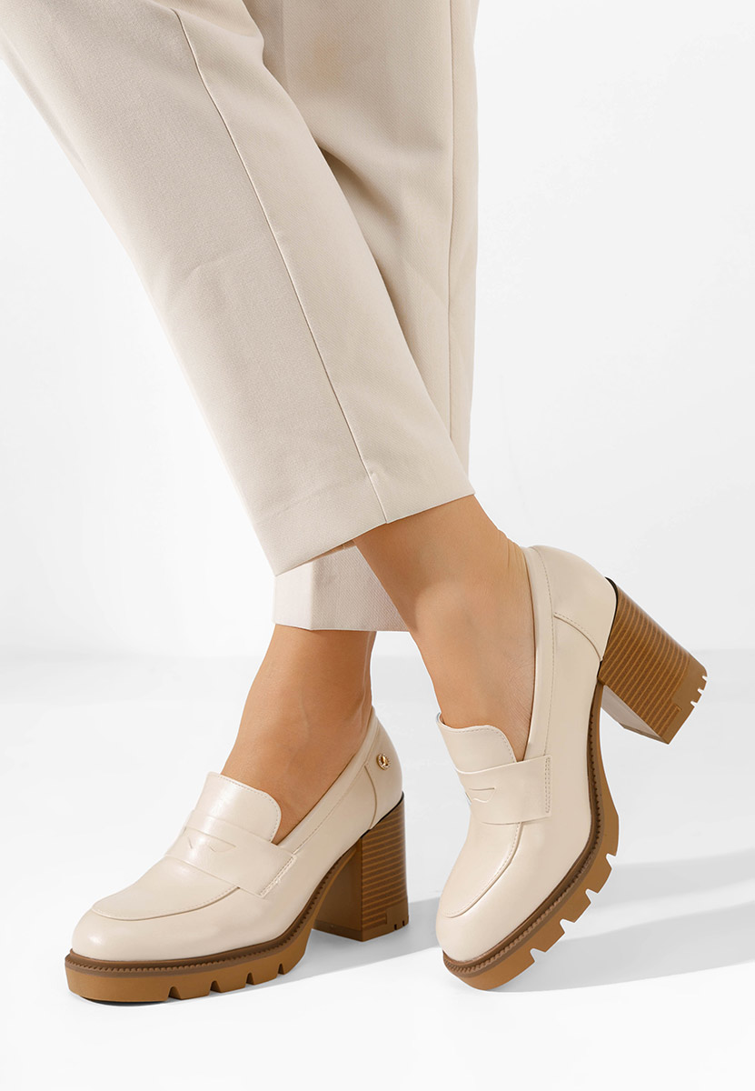 Loafers cipele Delora bež