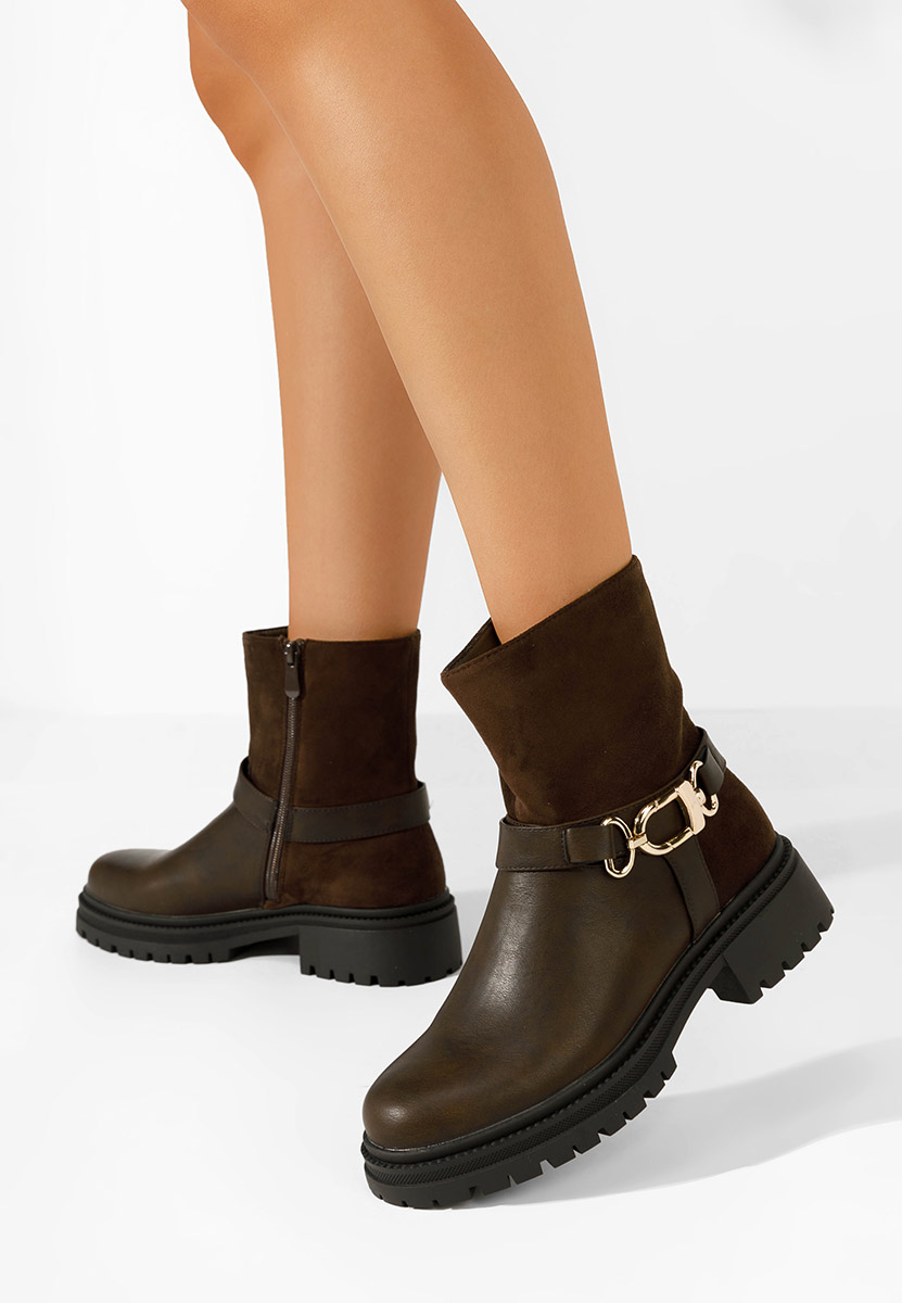 Ženske gležnjače Jacklyn braon