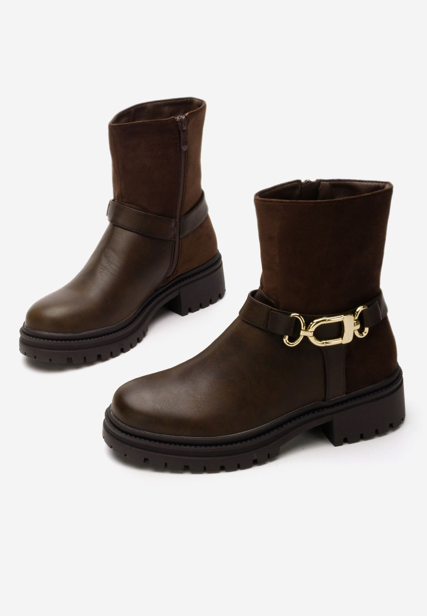 Ženske gležnjače Jacklyn braon