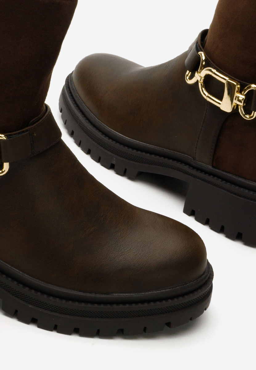 Ženske gležnjače Jacklyn braon