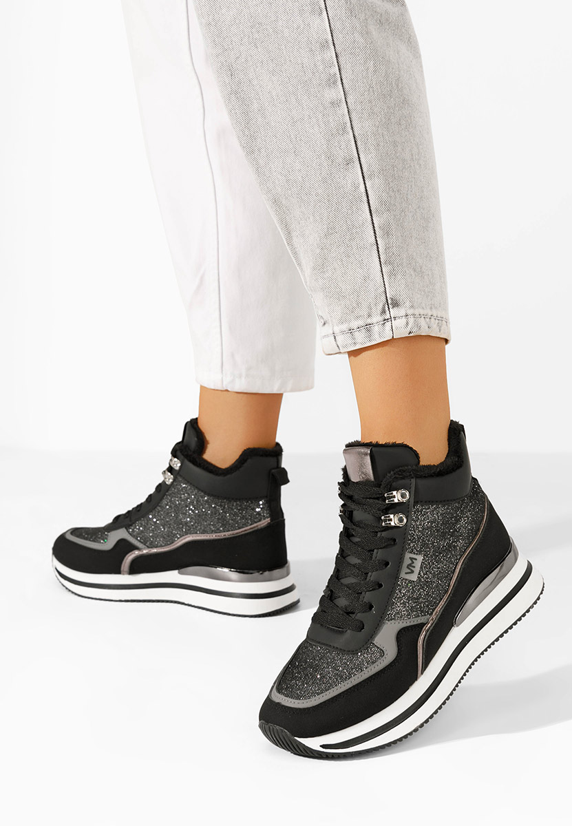 High-Top Sneakers Cindya crno