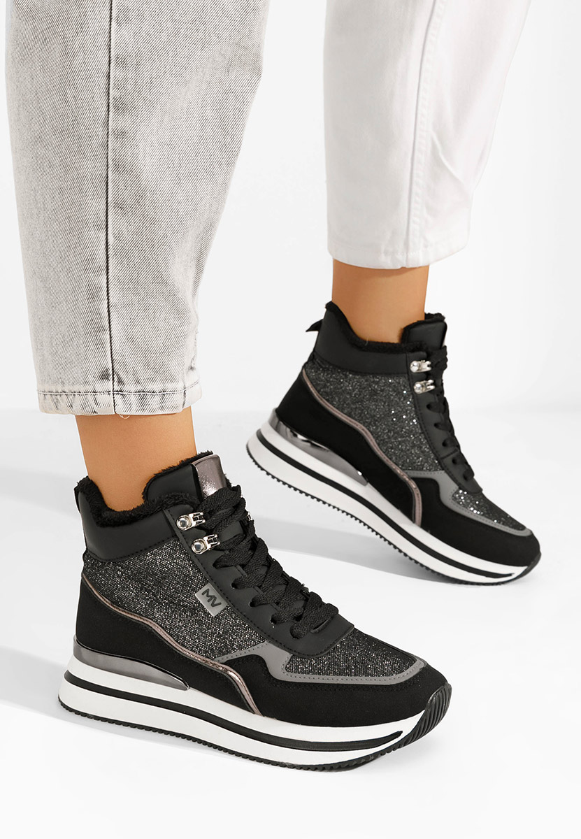 High-Top Sneakers Cindya crno