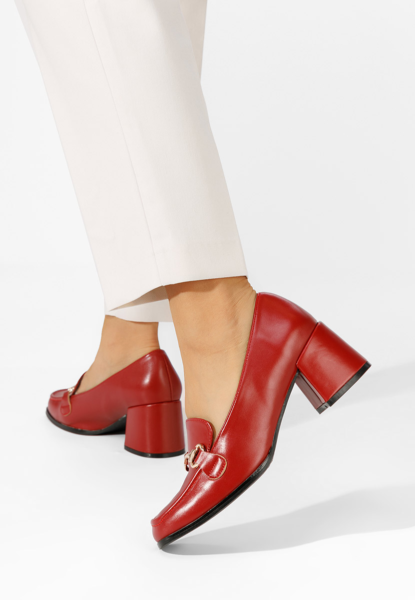 Loafers cipele Elenore crveno