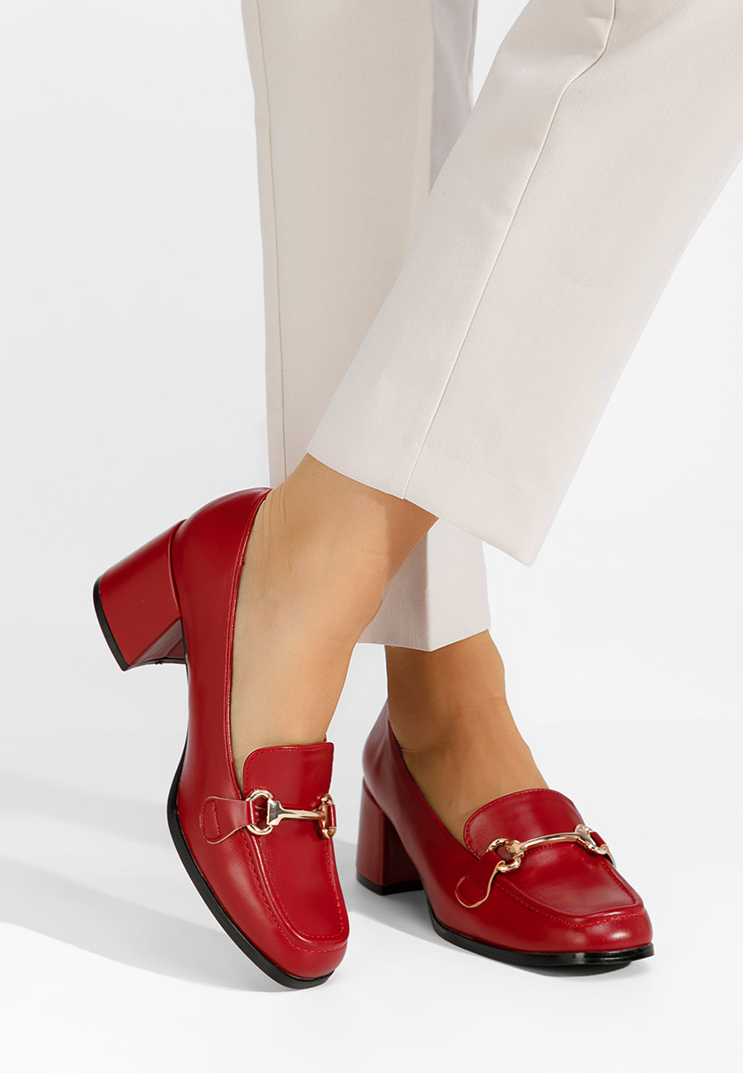 Loafers cipele Elenore crveno