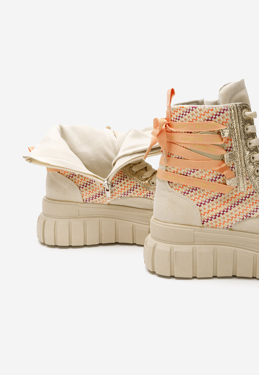 Ženske gležnjače Brenia bež