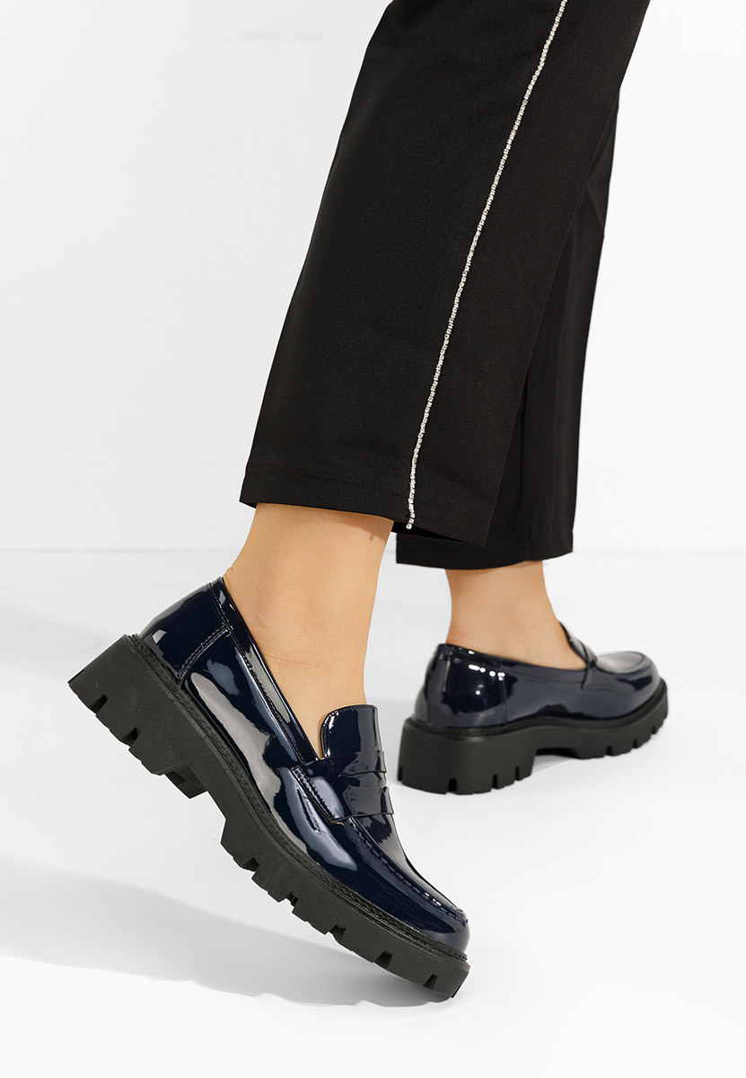 Mokasinke ženske Zampa plavo navy