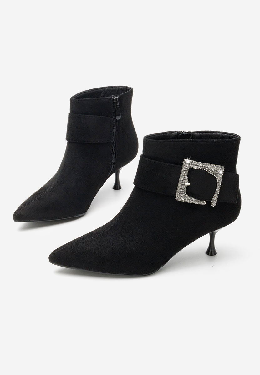 Štikle gležnjače Karlene crno