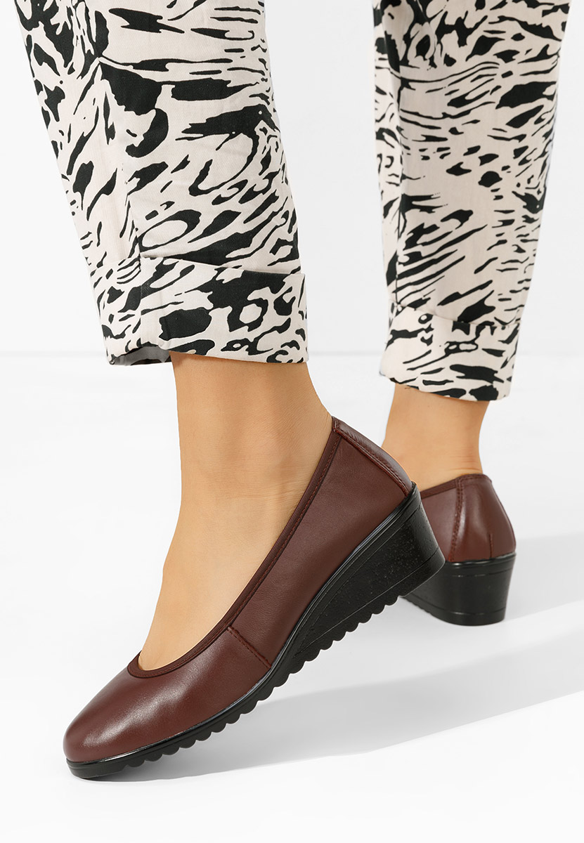 Cipele s platformom Josmia vinsko crvena