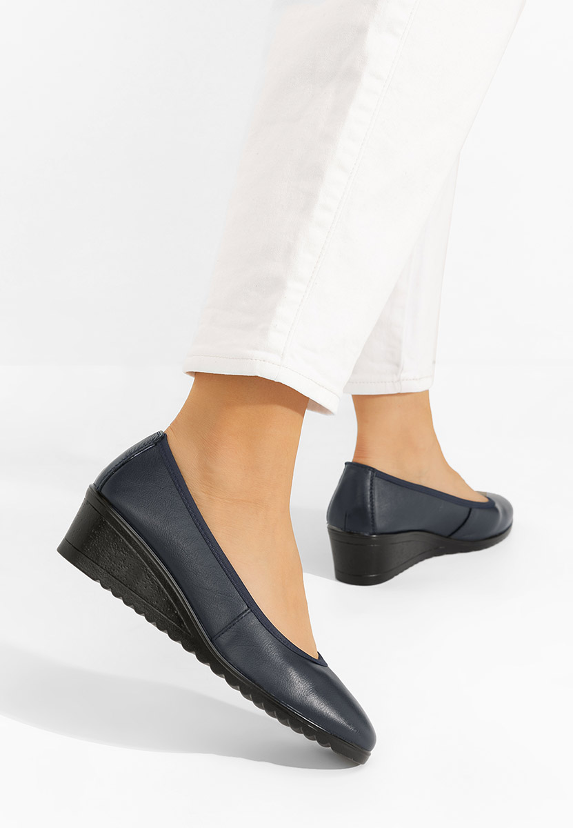 Cipele s platformom Josmia plavo navy