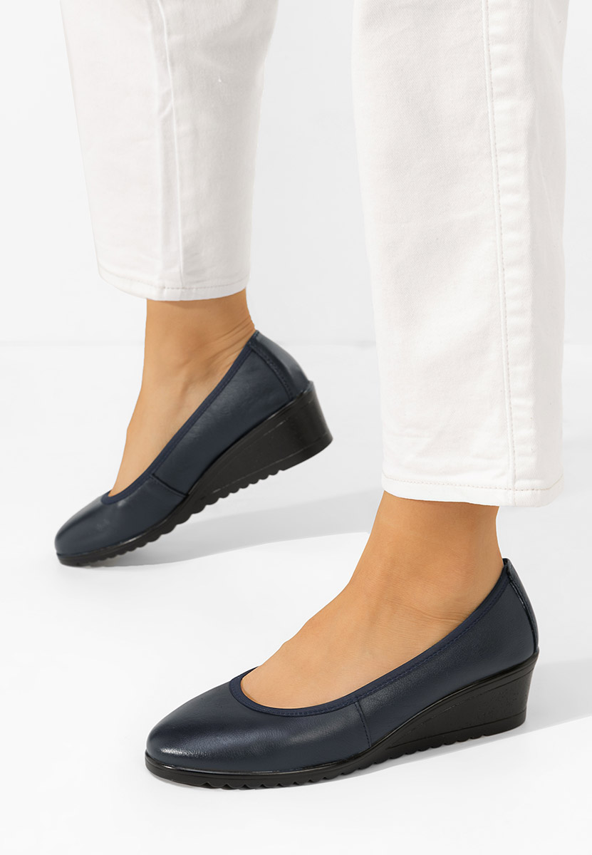 Cipele s platformom Josmia plavo navy