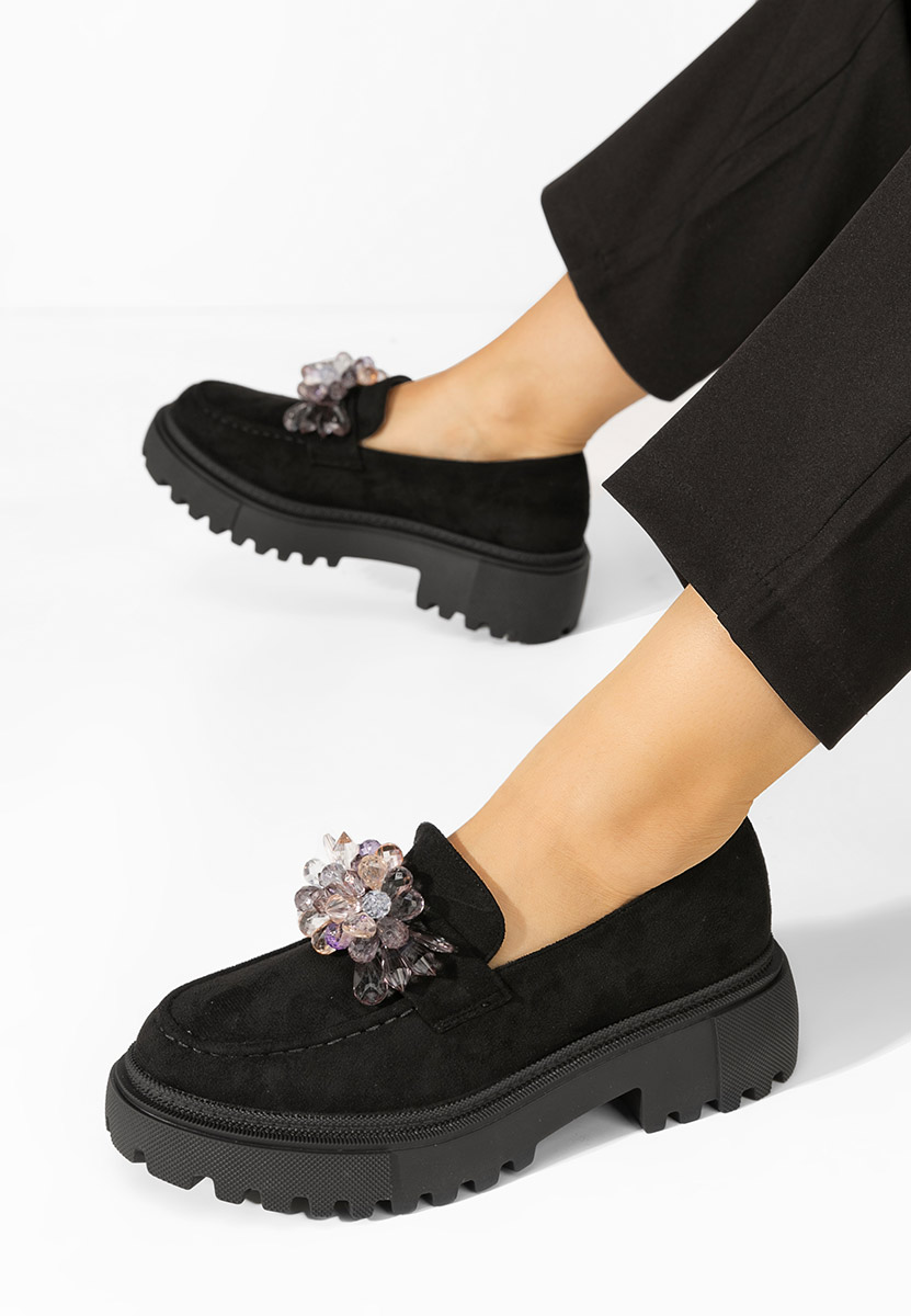 Mokasinke ženske Amilla crno